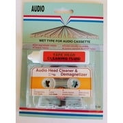 HIGH QUALITY HEAD CLEANER  &  DEMAGNETIZER FOR ALL AUDIO CASSETTE TAPE PLAYERS