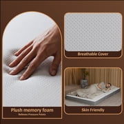 Continental Sleep By Sunset, 3” Memory Foam Tri-fold Mattress, Good for Kids and Adult, Twin.