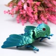 thumbnail image 6 of 3D Printed parrot,Flexible Joint Animal lacertid Figurines,Realistic Eyes, Home Office Decor,Fidget Toy for Adults Teens Boy Festival Gifts, 6 of 9