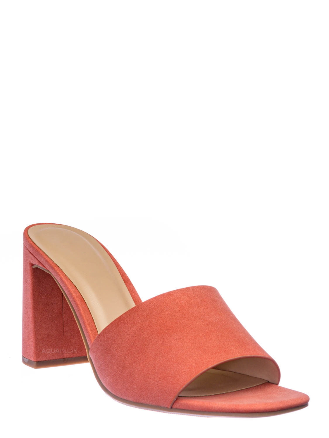 open toe slide heel