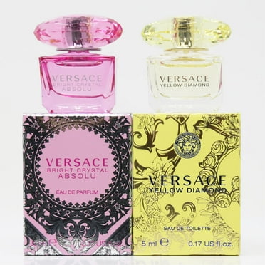 Versace Bright Crystal Absolu EDP 5ml and Yellow Diamond EDT 5ml 2pk Kit