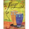 thumbnail image 2 of Grey, Jace 25x32 Black Ornate Wood Framed with Double Matting Museum Art Print Titled - Tango III, 2 of 4