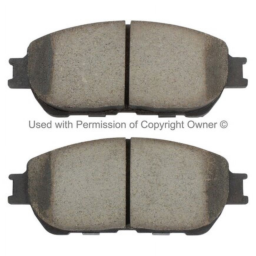 Mpa Electrical 1003-0906BC Quality Built Black Series Ceramic Brake Pads W/