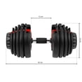 thumbnail image 3 of Mancuerna Altera Ajustable de 2.5 a 24 kg, 3 of 7