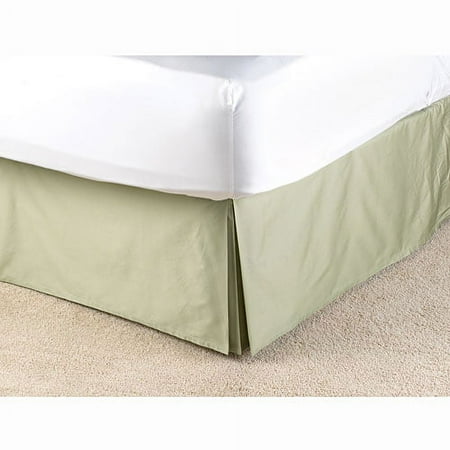Canopy Simply Solids Bed Skirt, Melon Green