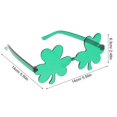 thumbnail image 2 of St Patricks Day Shamrock Glasses Party Costume Decorative Eyeglasses 24Pcs, 2 of 5