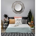 thumbnail image 2 of Modern Boho Black And White Stripe Lumbar Accent Pillow, 2 of 2
