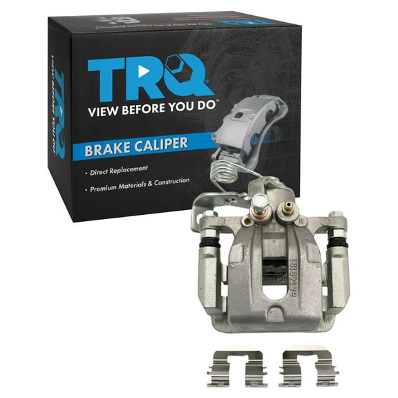 TRQ Rear Right Brake Caliper w/Bracket Passenger Side Compatible with 2011-2016 Hyundai Elantra 2013-2014 Elantra Coupe
