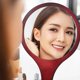 thumbnail image 3 of 2pcs Handheld Mirror Portable Travel Mirror Wood Hand Mirror Large Makeup Mirror, 3 of 3