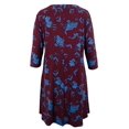 thumbnail image 2 of Women's Plus Size A-Line Dress PB 16W, 2 of 4