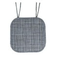 thumbnail image 2 of Aria Memory Foam Non-Slip Chair Cushion Pad with Ties 12 Pack - Blue Black, 2 of 4