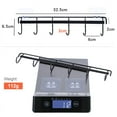 thumbnail image 6 of LNKOO Kitchen Rail Rack Utensil Organizer Wall Mounted Utensil Hanging Rack Multi-Purpose Hanger Hooks for Kitchen Tools, Pot, Towel (6 Hooks), 6 of 7