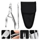 thumbnail image 4 of 1 Conjunto Durable Nail Clippers Nail Trimmer Set Cutters Nail Cutters Herramienta de pedicura (Plata), 4 of 6