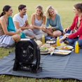 thumbnail image 4 of Portable Circulating Fan Blade Camping Fan, With LED Light, 20, 000mah Rechargeable Battery, LED Digital Display, Oscillation, Timer, Rotating Hook, Suitable For Office Work And Sleeping, 4 of 4