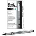 thumbnail image 1 of Pentel EnerGel NV Bolígrafos de gel líquido Punta media 0,7 mm 54% tinta negra reciclada Paquete de 12 bolígrafos, 1 of 7