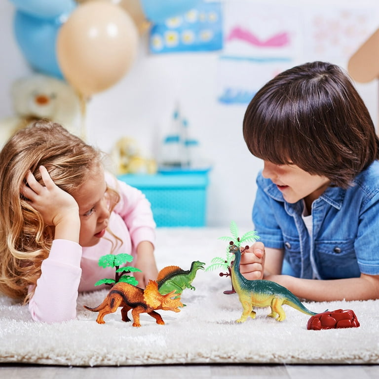 Brinquedos de dinossauro para crianças 3-5 com atividade play mat