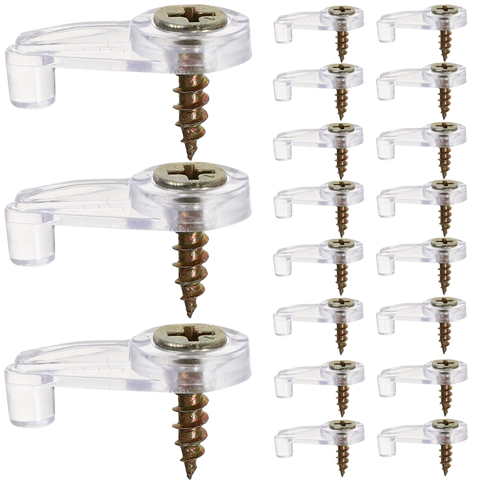 50 Pcs Glass Retainer Clips Mirror Door Retainer Clips with