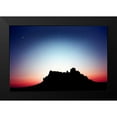 thumbnail image 2 of Taylor, Douglas 14x11 Black Modern Framed Museum Art Print Titled - Shiprock at Dusk, 2 of 5