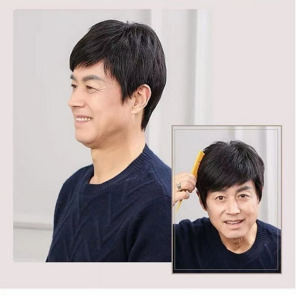 Up to 60% Off! Gspmoly Human Hair Wigs, Men'S Stretch Mesh Wigs Lace Front Wigs