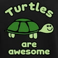 thumbnail image 3 of CafePress - Turtles Are Awesome Women's Dark Pajamas - Women's Short Sleeve Print T-Shirt and Pants Dark Cotton Pajama Set, 3 of 7