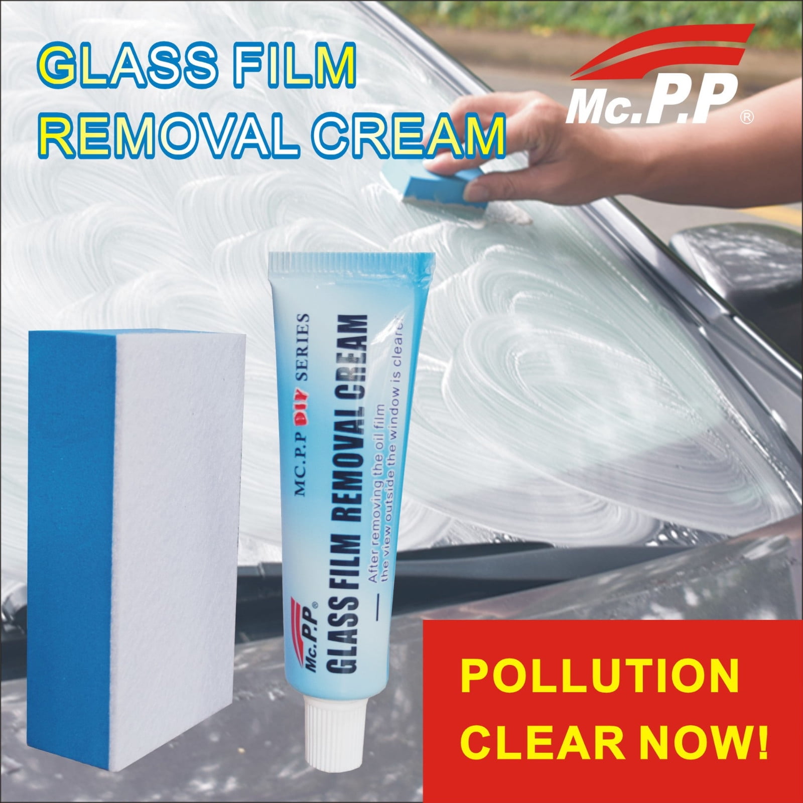 TUTUnaumb Autumn Sale Car Front Gear Oil Film Removal Paste Front Windshield Cleaning Agent Car Rainproof Agent Coating Agent