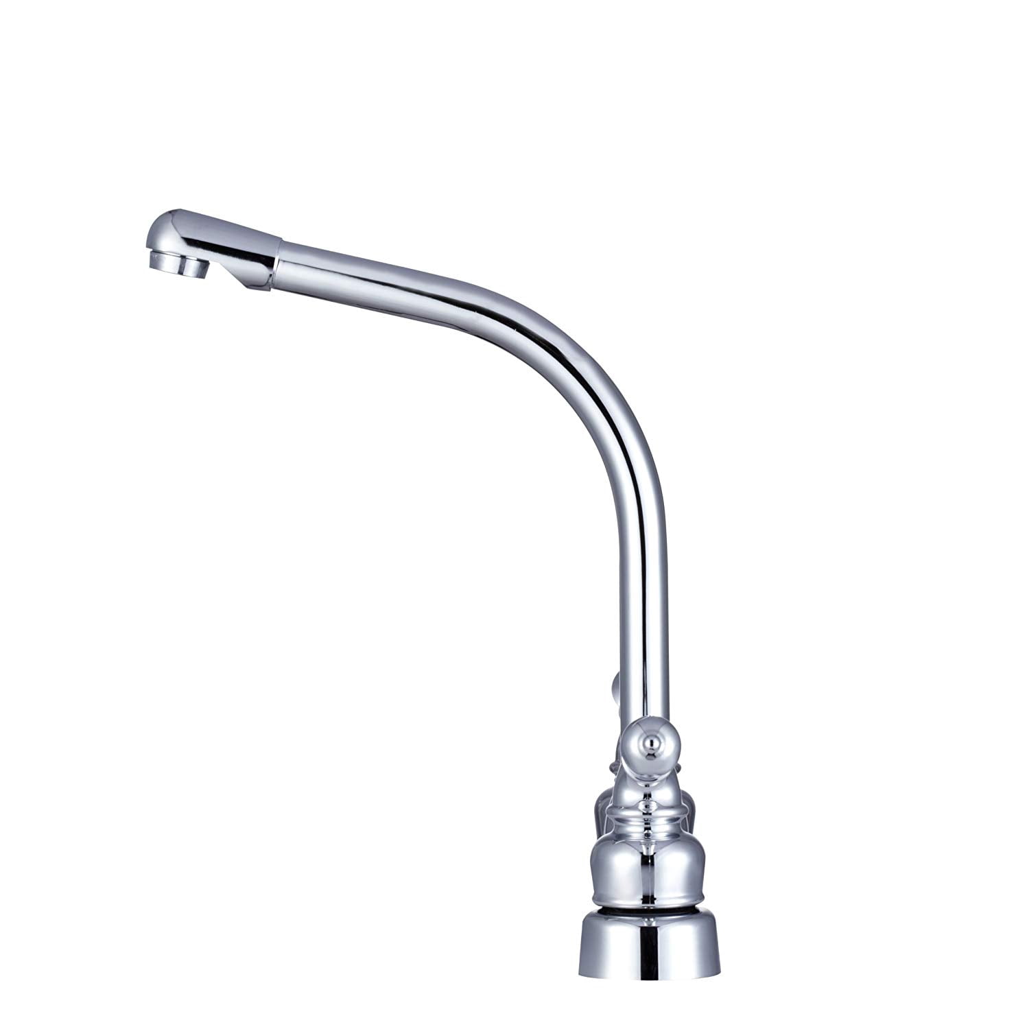 Dura Faucet Classical Hi-Rise Kitchen Faucet for RVs- Chrome Polished