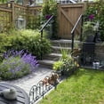 thumbnail image 3 of 5Pcs Decorative Garden Border Path Edging Plastic Fence Lawn Picket Fencing Plant Stakes Decor, 3 of 9