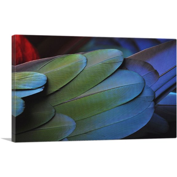 ARTCANVAS Bird Pattern Home decor Canvas Art Print - Size: 26" x 18" (0.75" Deep)