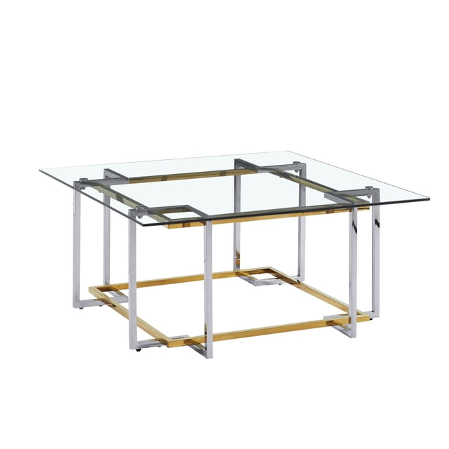 Mesa de Centro Kessa Muebles Jean Plateado