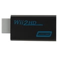 thumbnail image 1 of Convertidor JShteea Compatible con WII a HDMI Full 1080P 2 Adaptador 3.5mm HD Negro, 1 of 9