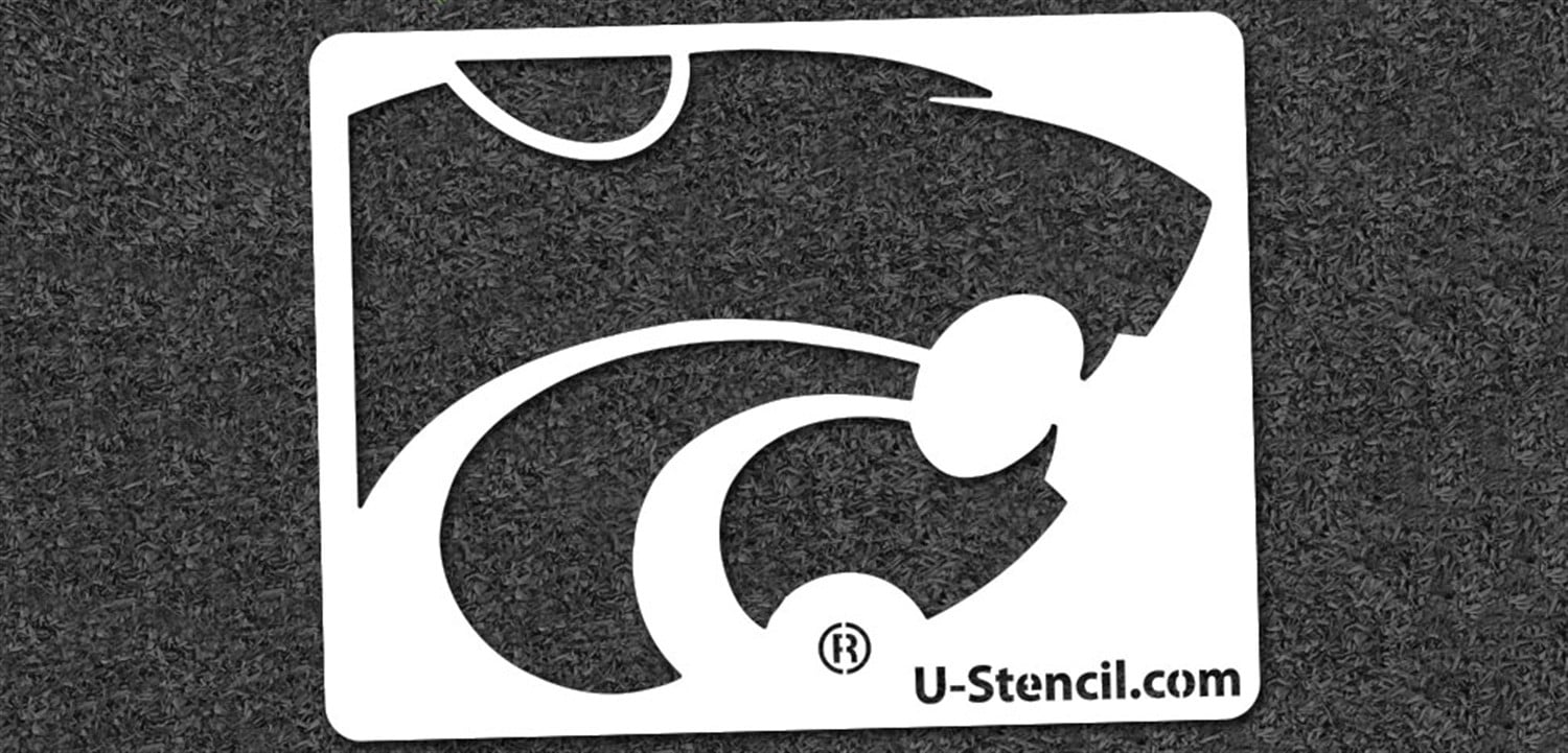 NCAA Kansas State Wildcats Collegiate Wildcat Mini Stencil Kit ncaa-kansas-state-wildcats-collegiate-wildcat-mini-stencil-kit