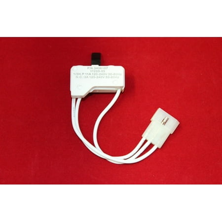3406107 DRYER DOOR SWITCH FOR WHIRLPOOL KENMORE SEARS MAYTAG ROPER ESTATE