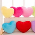 thumbnail image 2 of Children Lover Plush Stuffed Love Heart Shape Birthday Gifts Soft Toy Home Decoration Plush Pillow Heart Plush Toys Heart Stuffed Toys Plush Doll SKY BLUE 20CM, 2 of 8