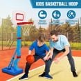 thumbnail image 6 of Adjustable Height Toddler Basketball Hoop for Kids - Portable Pool & Outdoor Basketball Goal, 6 of 7