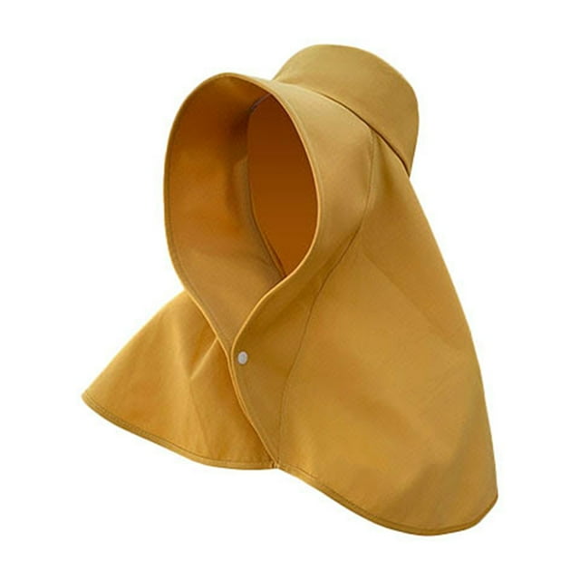Chapeau de Soleil Complet pour Femmes Grand Bord Châle Cou Couverture Extérieure Été Plage Cyclisme Randonnée Pêche Visière