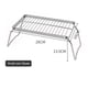 thumbnail image 2 of Estante Para Parrilla De Barbacoa FLhrweasw Estante De Acero Inoxidable Portátil Plegable, 2 of 9