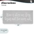 thumbnail image 4 of Stupell Industries Cottage Love Never Ends Sentiment Canvas Art, 24 x 10, by Lux + Me Designs, 4 of 8
