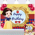 thumbnail image 2 of Princess Backdrop Banner Party Supplies Movie Theme Background for Photography Kids Birthday Decorations, 2 of 6