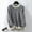 Black#2, variant on Womens Sweaters Clearance Sales,Women's Winter Loose Wave Striped Knitted Sweater Long Sleeve Round Neck Sweater Top Green L