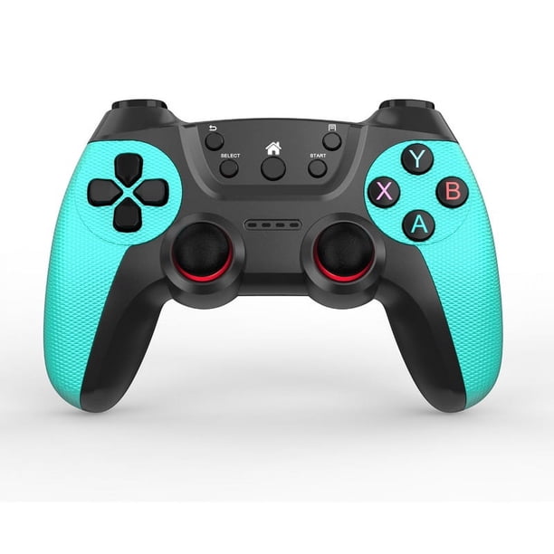 Controlador de juego 2.4G Gamepad Joystick inalámbrico Joypad (USB y tipo C) Retro verde verde