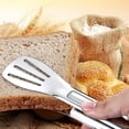 thumbnail image 2 of Pinzas de Cocina 2 Piezas Pinzas de Acero Inoxidable Premium Pinzas para Pizza y Pasteles Espátula de Doble cara Pinzas Multifunción para Alimentos para Servir Barbacoas Ensaladas Servir y Freír, 2 of 4