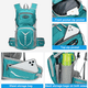 thumbnail image 4 of Mochila para ciclismo, mochila ligera para bicicleta, para el día, bolsa de senderismo, bolsa para mujeres y hombres MFZFUKR CPB-US-CJZ595-1, 4 of 5