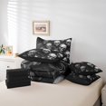 thumbnail image 5 of YST Sugar Skull Comforter Set, Gothic Bone Skeleton, 7-Piece, Halloween, Queen, 5 of 5