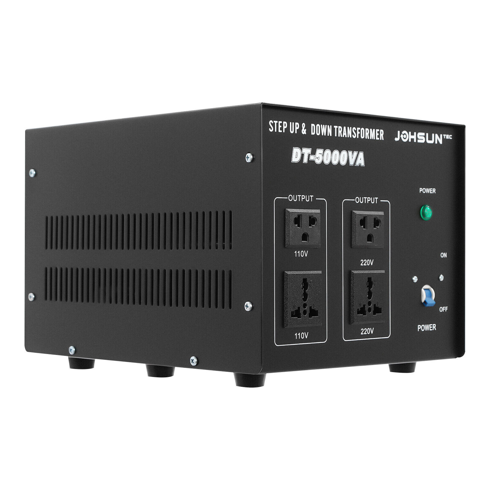 Heavy Duty 5000W Voltage Transformer Step Up/Down 110V to 220V Converter