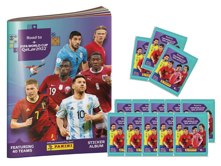 Panini Road to FIFA World Cup Qatar 2022 Official Starter Pack Album+26 stickers 
