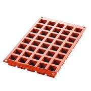 Silikomart Professional SF263 Silicone Mold, Cube 0.94 Inch 0.46 Ounce, 40 Cavities
