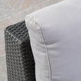 thumbnail image 4 of GDF Studio Alonzo Outdoor 8 Seater Wicker Sectional Sofa Set, Grey and Silver, 4 of 12