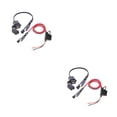 thumbnail image 2 of Speravity Adaptador de cable SAE a USB USB a prueba de polvo a prueba de agua Puerto rápido 2.1A para motocicleta Teléfono celular Tablet Negro y rojo 2piezas Speravity CBP080070, 2 of 5