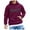 Wine, variant on CONFREE Men's Hoodies City Letter Prints Hoodies For Men Graphic Long Sleeve Casual Pullover Hooded Sweatshirts With Pockets