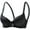 Black, variant on Bras for Women Full Coverage Bras Adjustable Straps Comfortable Breathable Everyday Wear Office Work 36A to 42B